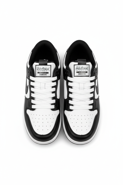 Retro-Inspired Sneaker (Black/White)
