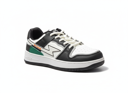 Retro-Inspired Sneaker (Black/White)