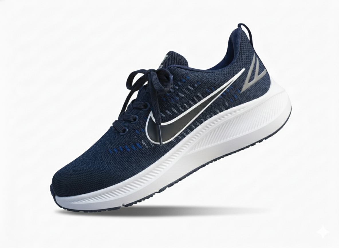 Monochromatic lifestyle sneakers (blue /white)