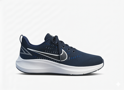 Monochromatic lifestyle sneakers (blue /white)