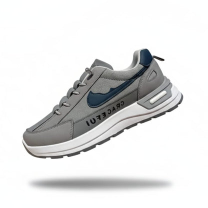Stylish Sports Casual Sneakers (Grey/Navy)