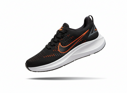 Monochromatic Lifestyle Sneakers (black/orange)