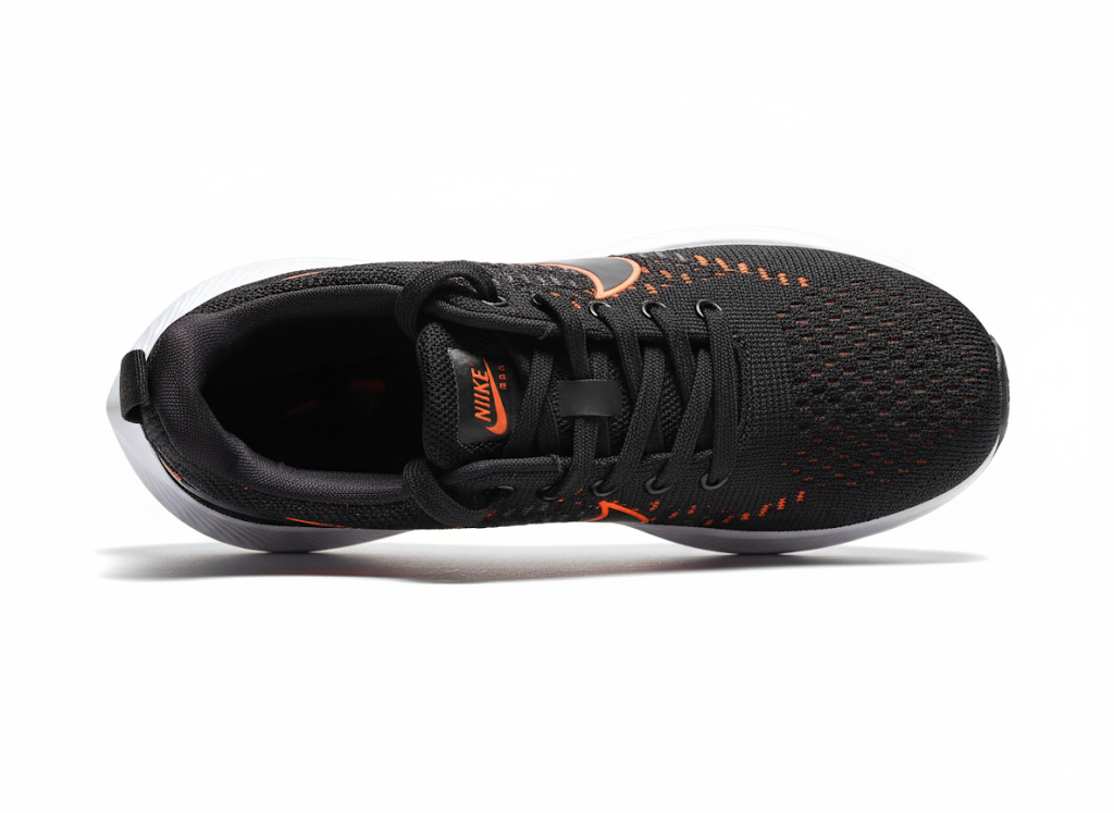 Monochromatic Lifestyle Sneakers (black/orange)