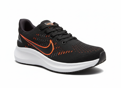 Monochromatic Lifestyle Sneakers (black/orange)